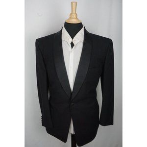 J. Press Tuxedo One Button Shawl Collar 2 Pc Tuxedo Jacket Pants Sz 42R